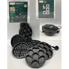 Мультифункціональна вафельниця 3 в 1 Rainberg RB-2275: ідеальний прилад для вафель, сендвічів та гриля!